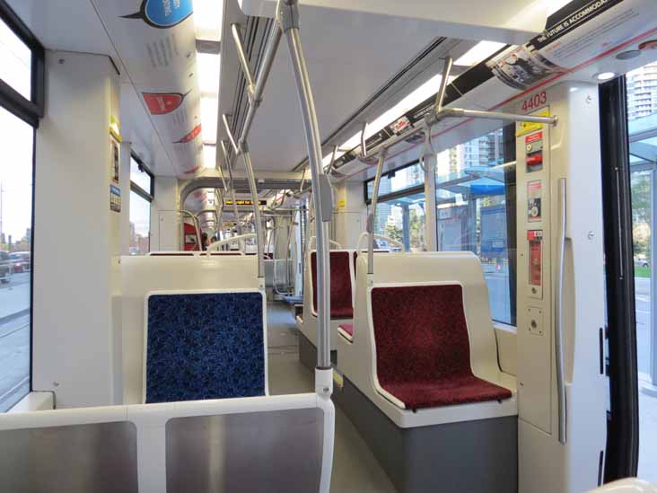 TTC Bombardier Flexity interior